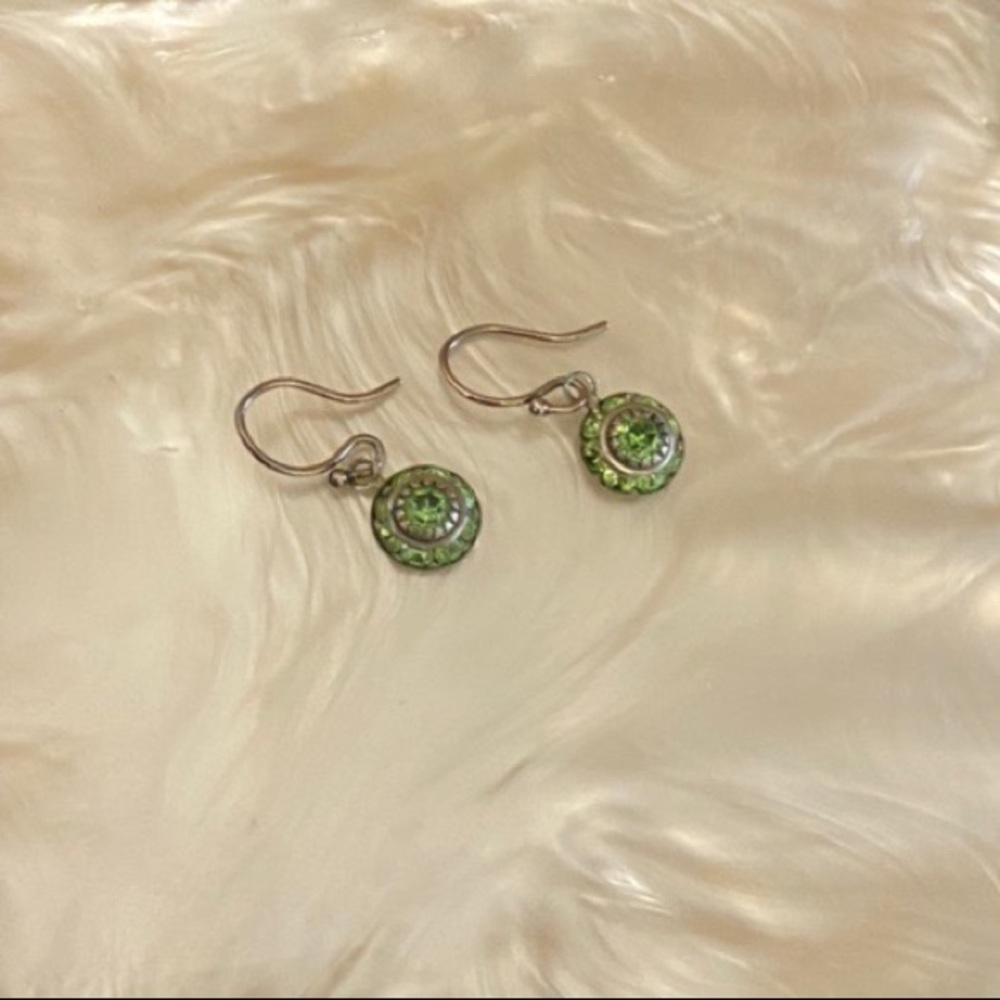 90s gem earrings